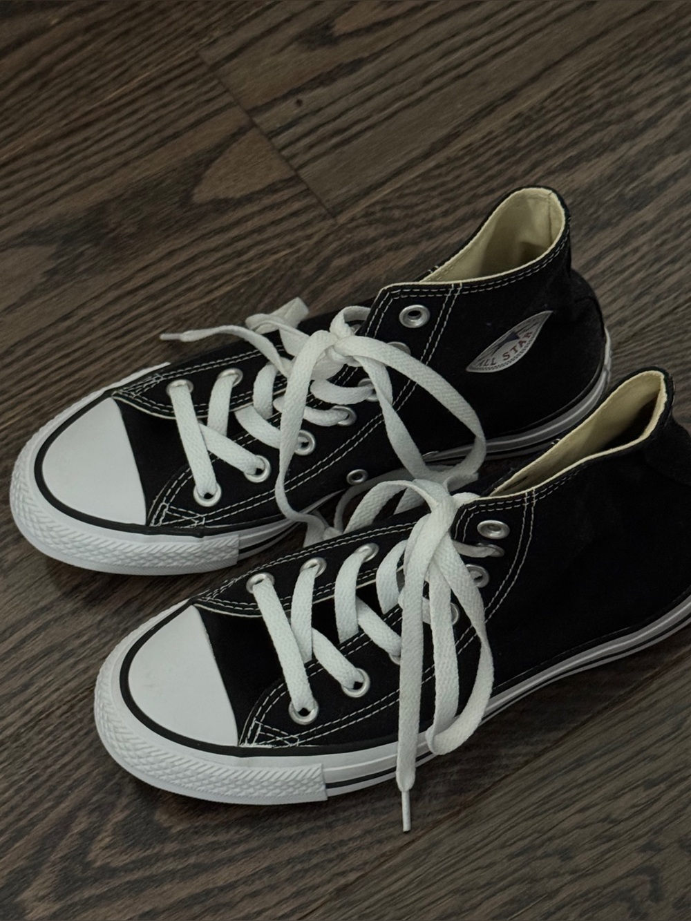 Black Converse high tops, brand new Size men’s 4/womens 5.5 #sneakers #converse